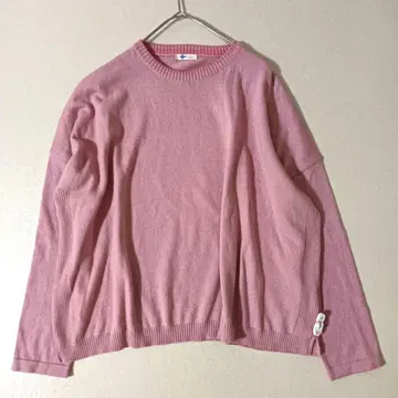 vm 45R 팔라스 팰리스 코튼 니트 풀오버 샌들 핑크