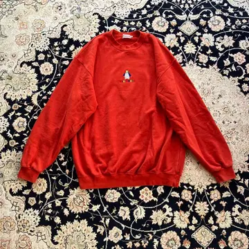 미키하우스 90s 맨투맨 펭귄 오렌지