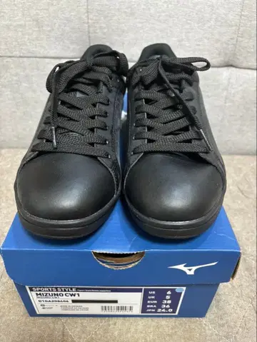 미사용 새상품 MIZUNO CW1 블랙 24.0cm