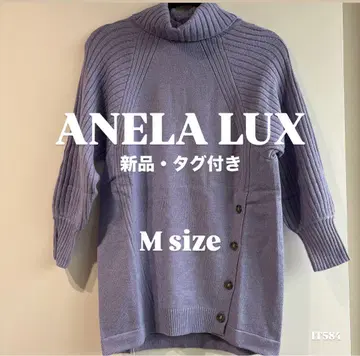 ANELA LUX 아네라 럭스 터틀 니트 사이즈 5 택 포함 새상품