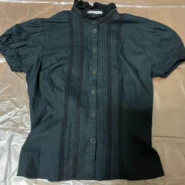 [ Victorian maiden ] 프론트 레이스업 핀턱 블라우스