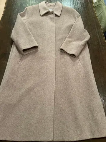 루치아노 소프라니 베이지 롱 코트