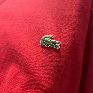 LACOSTE 레드 트레이닝복 L