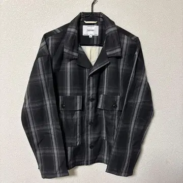 ClAOPANIC 체크 무늬 자켓 블랙 계열