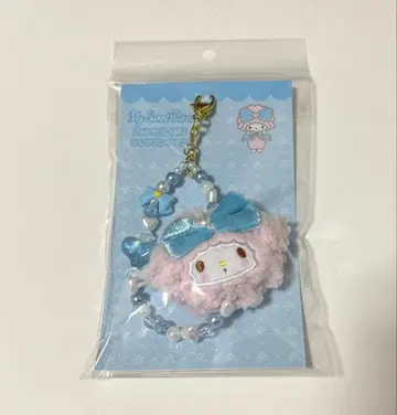 산리오 마이 스위트 피아노 봉제 인형 부착 폰 스트랩 블루