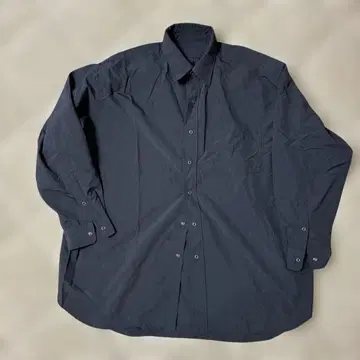 BURLAP OUTFITTER 긴팔 나일론 셔츠 M 블랙