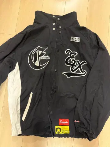 EXAMPLE 자수 로고 자켓