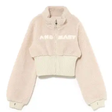 andmary Fluffy zip up jacket