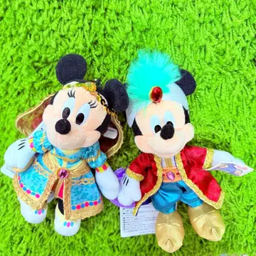 디즈니씨 21주년 미키 미니 인형 배지