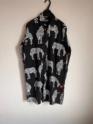 보헤미안즈 러브&제브라 롱 셔츠 원피스