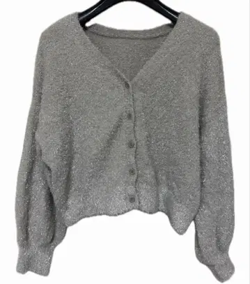 톰베르 뒤시엘 라메 샤기 2way 니트 가디건