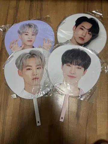 세븐틴 부채 8개 세트 호시 원우 우지