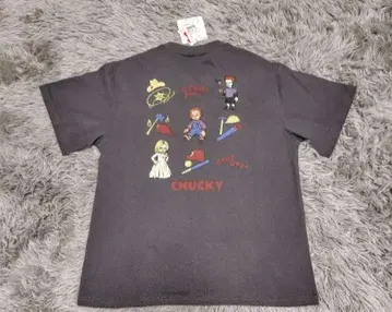 새상품 처키 여성용 반팔 티셔츠 차일드 플레이