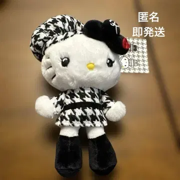 헬로키티 봉제 인형 흑백 걸리시 쌍둥이 코디