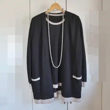 새상품급 레리안 고급 트윈 니트 앙상블 9호 블랙 계열 스타일리시