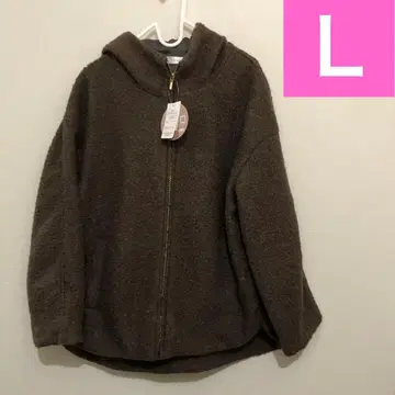 시마무라 tal.by yumi. 보아 자켓 L 모카 베이지