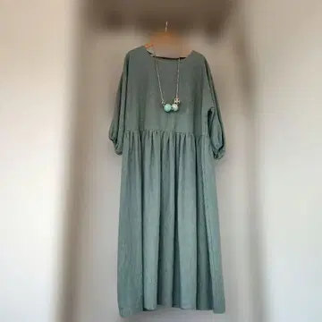 핸드메이드 롱 원피스