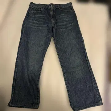 Hanes 스트레이트 데님 다크 블루