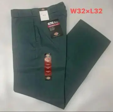 [ 새상품 ] 디키즈 874 워크 팬츠 32 x 32 링컨 그린