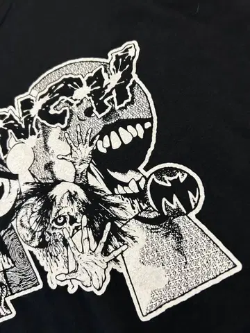 RAUNCH Records 밴딩 t셔츠 패스헤드 pushead