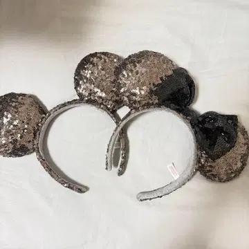 미키 미니 머리띠 (스팽글)