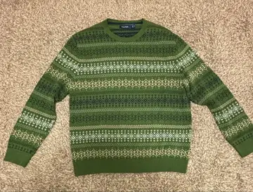 NAUTICA 그린 니트 스웨터 XL