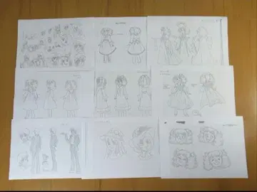 캔디 캔디 설정 자료 제작 자료 약 70장