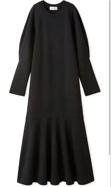 [ emmi ] 종이상자 볼륨 슬리브 원피스