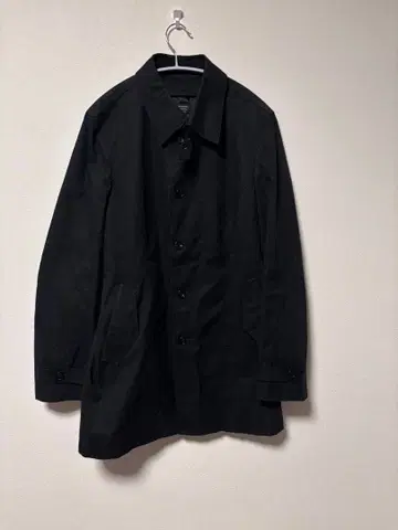 블랙 트렌치코트