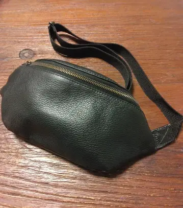 미스터 올리브 가죽 힙색