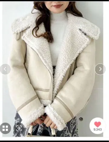 머큐리 듀오 페이크 무스탕 자켓