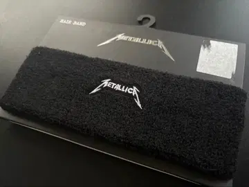 메탈리카 헤어밴드 미사용 새상품 락밴드 헤비메탈 밴드 블랙