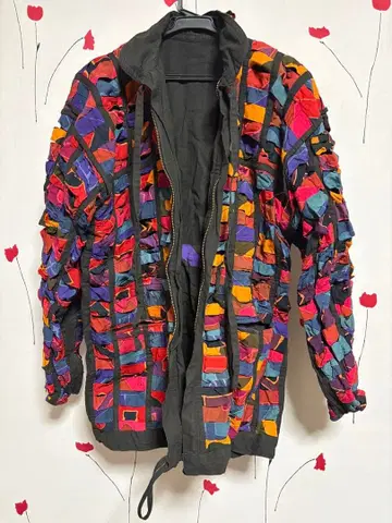 캐주얼 다색 프릴 아우터 리버서블