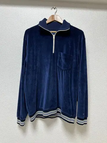 NOAH NYC 벨로아 트랙 자켓 풀오버