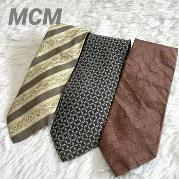MCM 넥타이 명품 3개 세트 올 패턴
