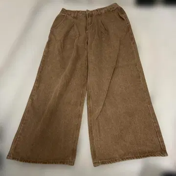 Revertica 브라운 와이드 팬츠 M 사이즈