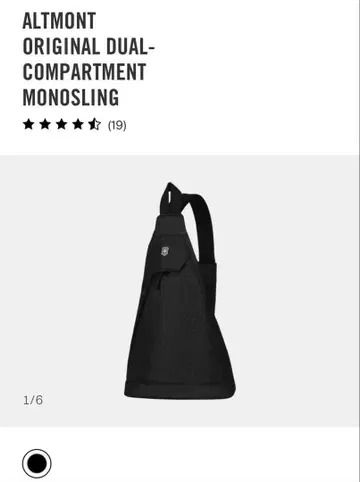 VICTORINOX 바디백 블랙