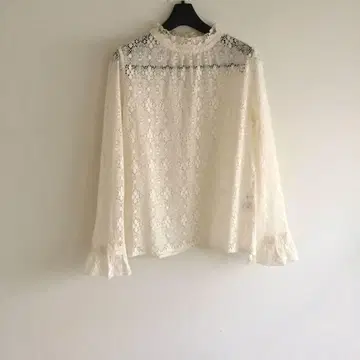 저널 스탠다드 레리움 러셀 레이스 프릴 넥 풀오버