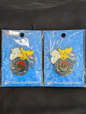 포켓몬 센터 삿포로 로고 핀즈 x 2