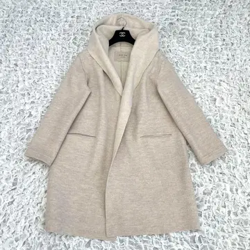 evam eva 에바무에바 프레스 울 후드 코트