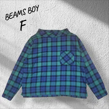 빔즈 보이 BEAMS BOY 타탄 체크 바스크 셔츠