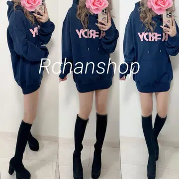 새상품 NERDY 널디 후드 부착 후드티 네이비 제이 에고이스트 선호