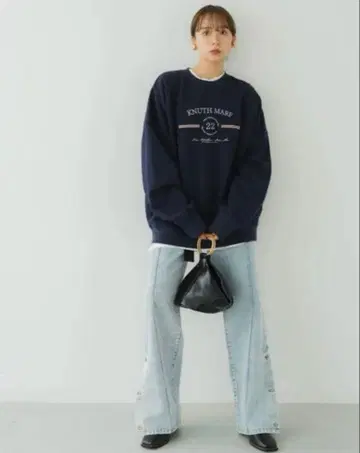 knuth marf vintage like logo sweat