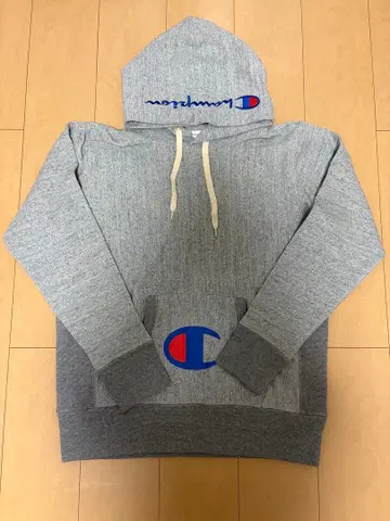 챔피온 후드티 그레이 L 사이즈