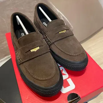 CONVERSE 브라운 스웨이드 코인 로퍼