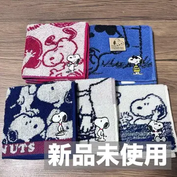 스누피 피넛 프렌즈 타월 손수건 5장 세트