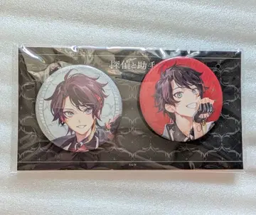 니지산지 탐정&조수 사에구사 아키나 캔뱃지