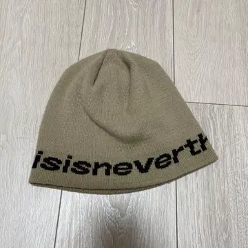 thisisneverthat 베이지 니트 모자