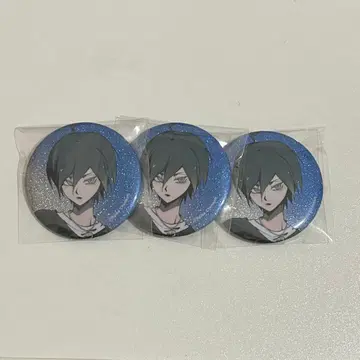 단간론파 라운드원 콜라보 최애성 슈이치 글리터 캔 배지