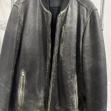 블랙 가죽 자켓